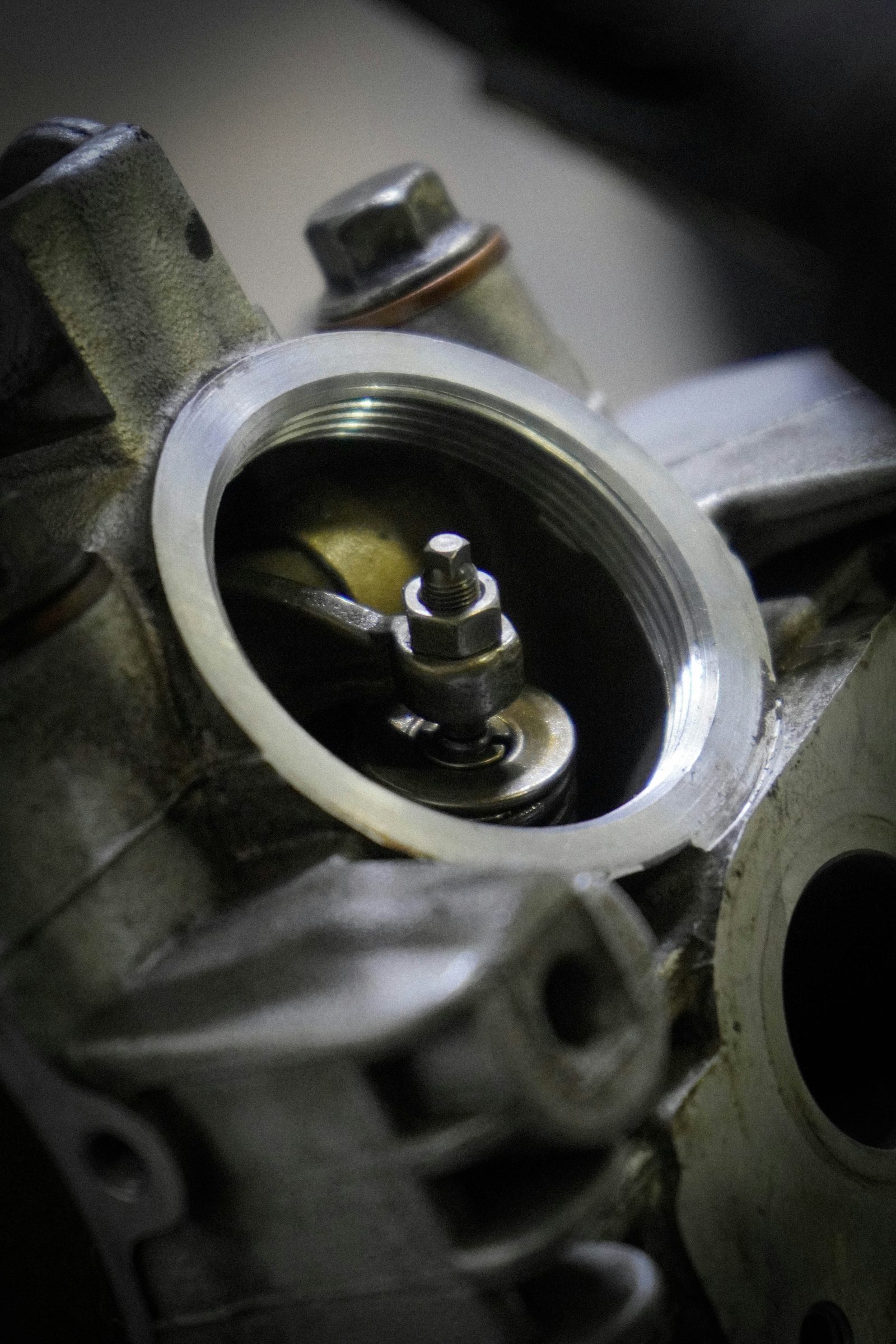 Sensor de vibraciones montado para medir el estado de un rodamiento o un motor